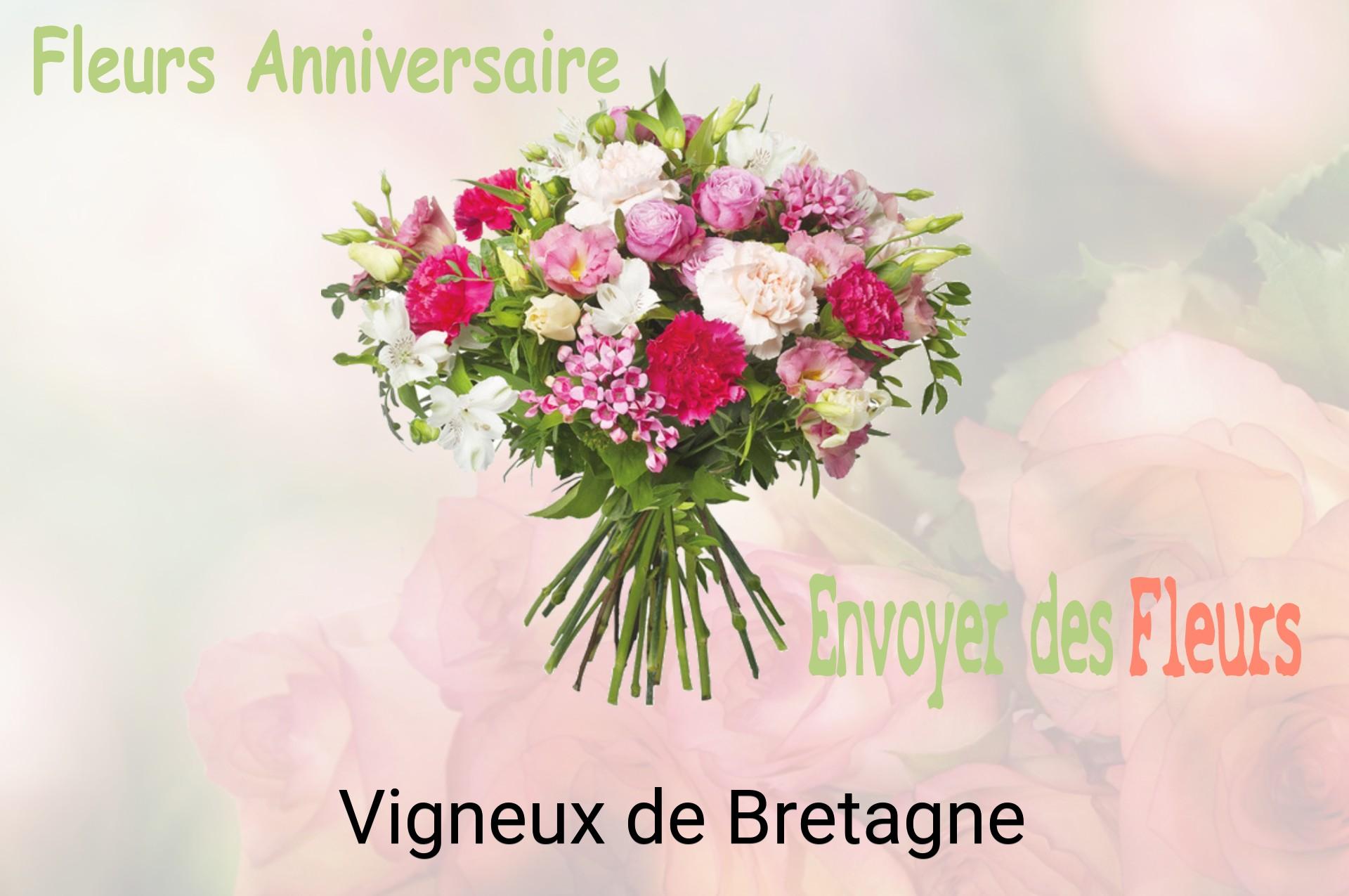 Bouquet de fleurs d’anniversaire livré à Vigneux-de-Bretagne