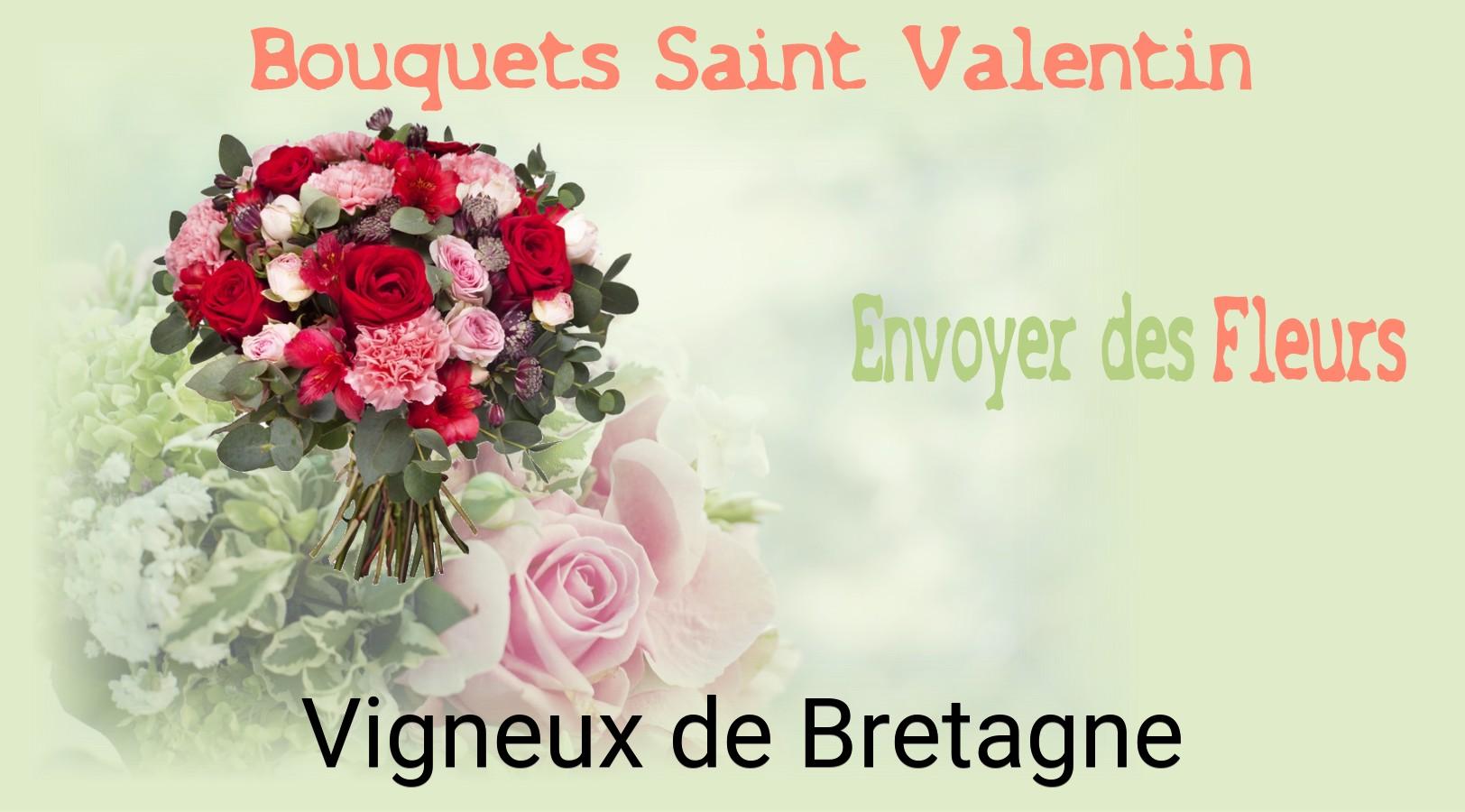 Roses de Saint-Valentin livrées à Vigneux-de-Bretagne